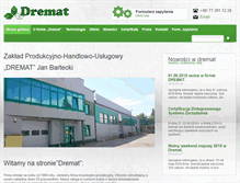 Tablet Screenshot of dremat.pl
